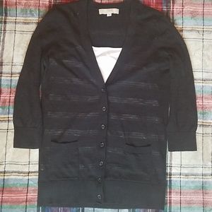 Loft black cardigan